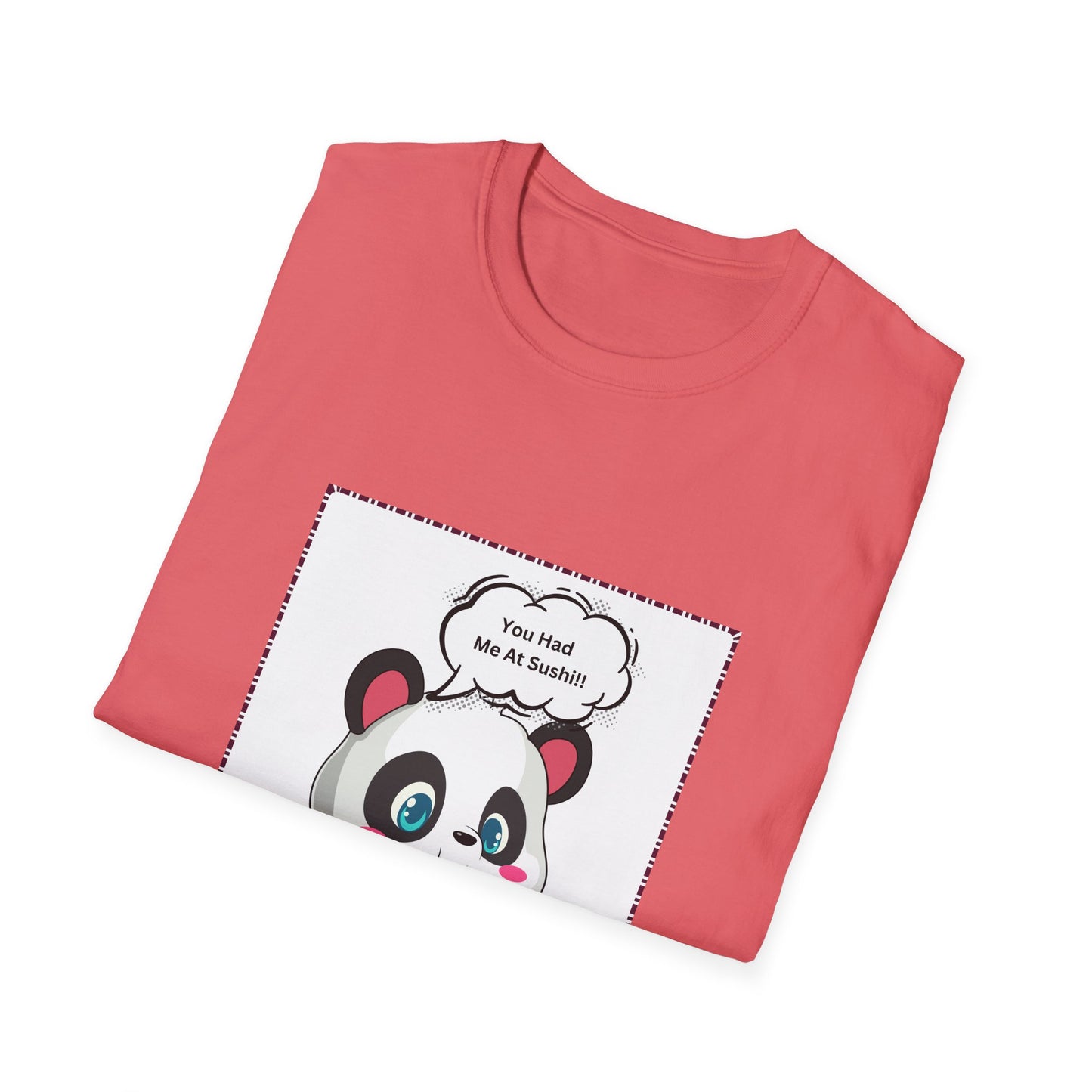 Sushi Lovers-Cute Panda Sushi Lover T-Shirt - Perfect for Foodies and Animal Lovers