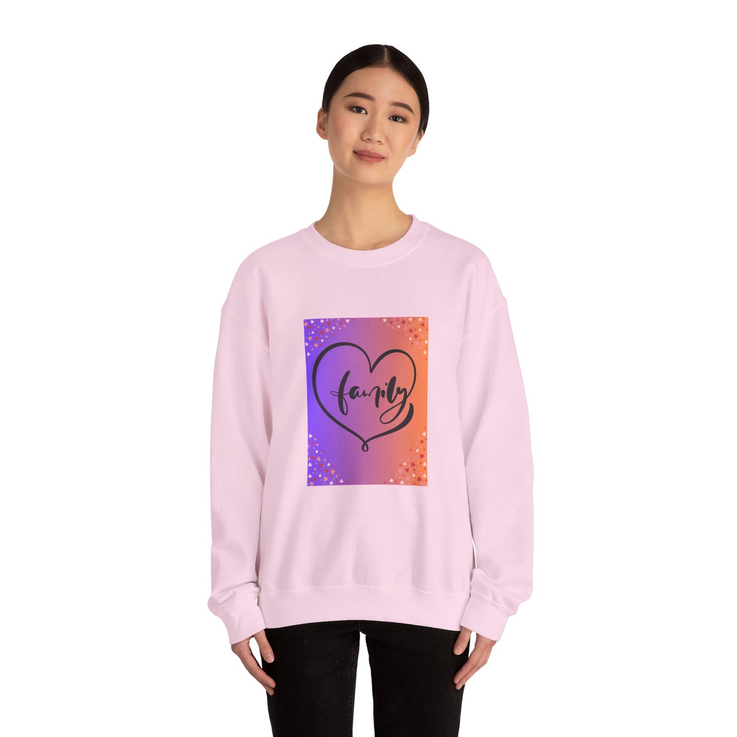 Family Love Crewneck Sweatshirt - Cozy Unisex Pullover for Family Gatherings and Celebrations
