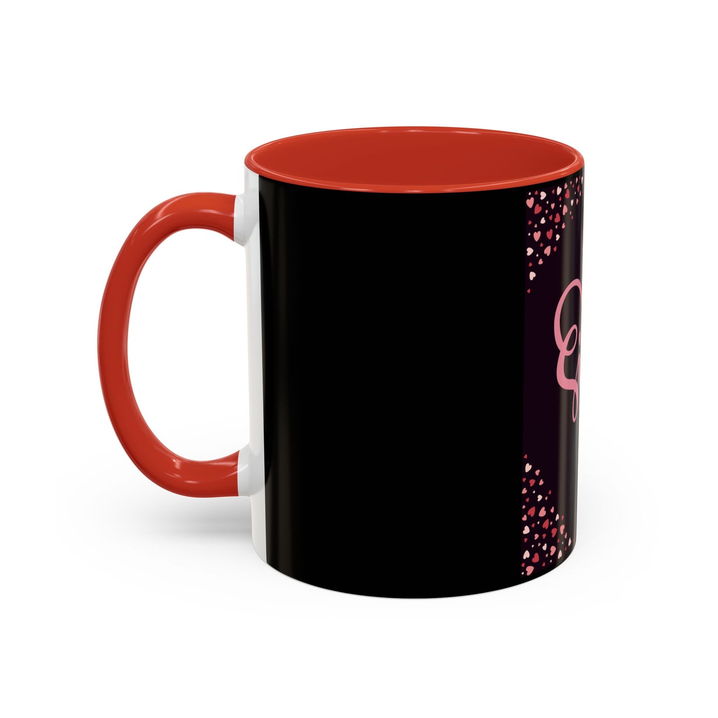 Sister Love Accent Coffee Mug - 11oz & 15oz Happy Heart Design for Gift Giving