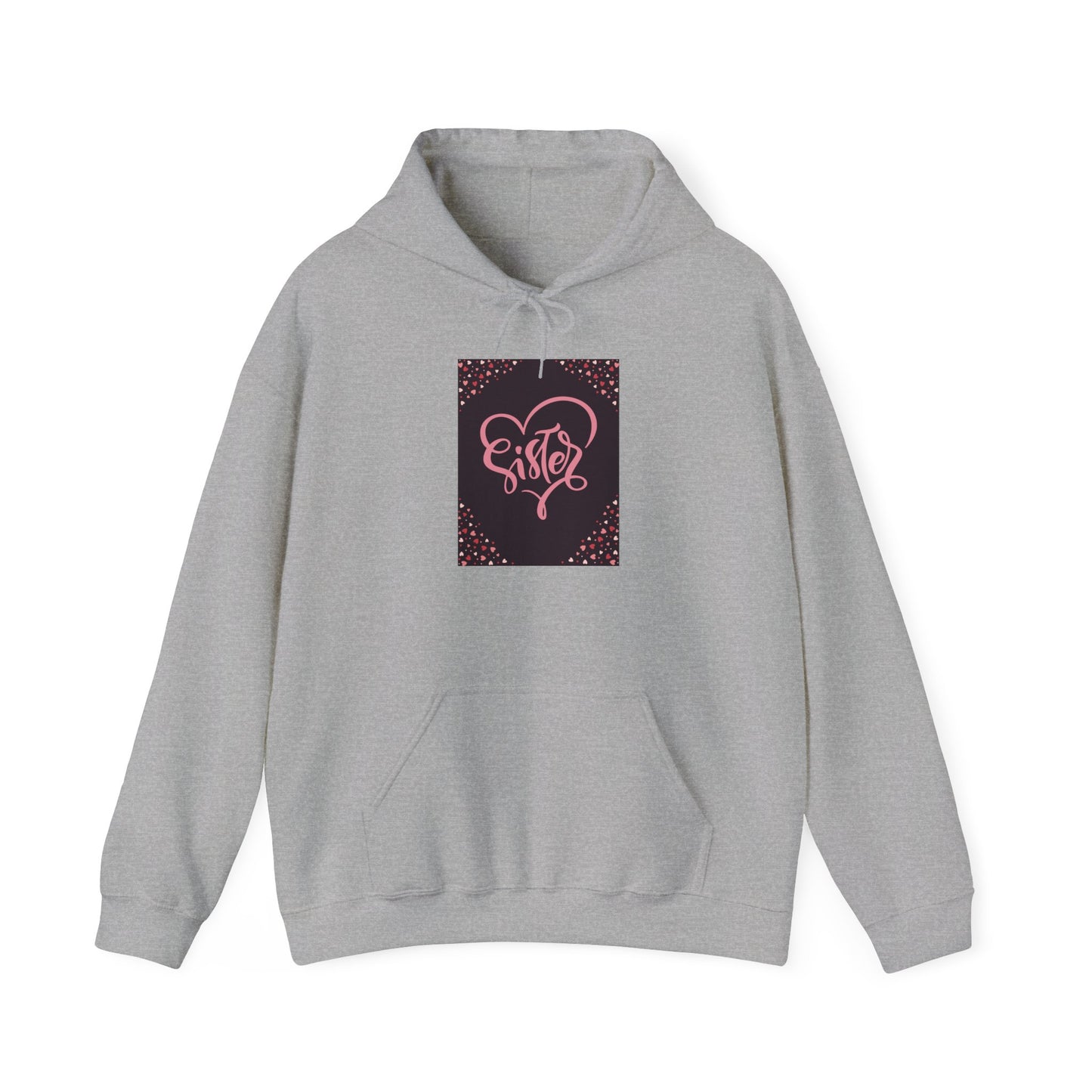 Sister Love Hooded Sweatshirt - Cozy Gift for Siblings