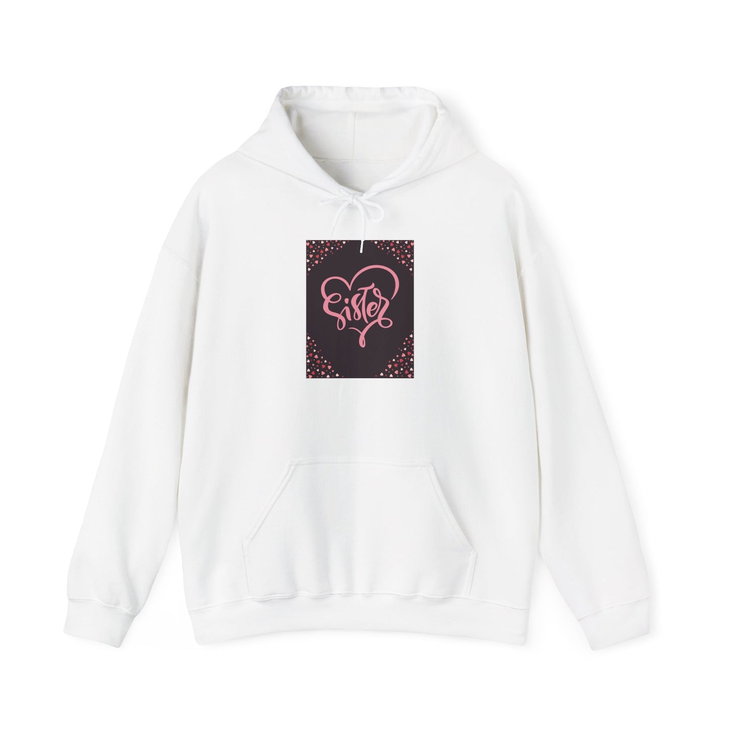 Sister Love Hooded Sweatshirt - Cozy Gift for Siblings
