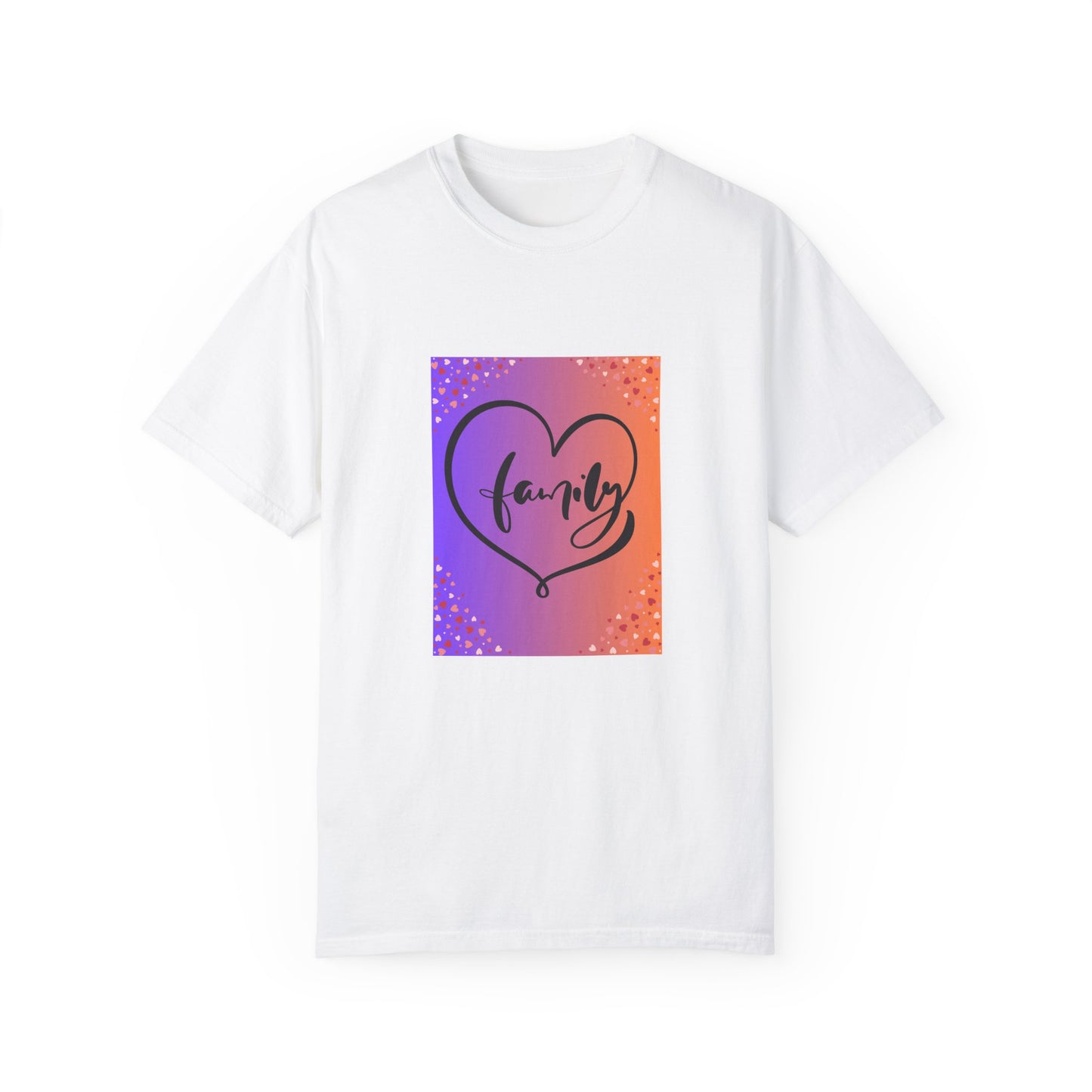 Family Love Unisex Garment-Dyed T-Shirt