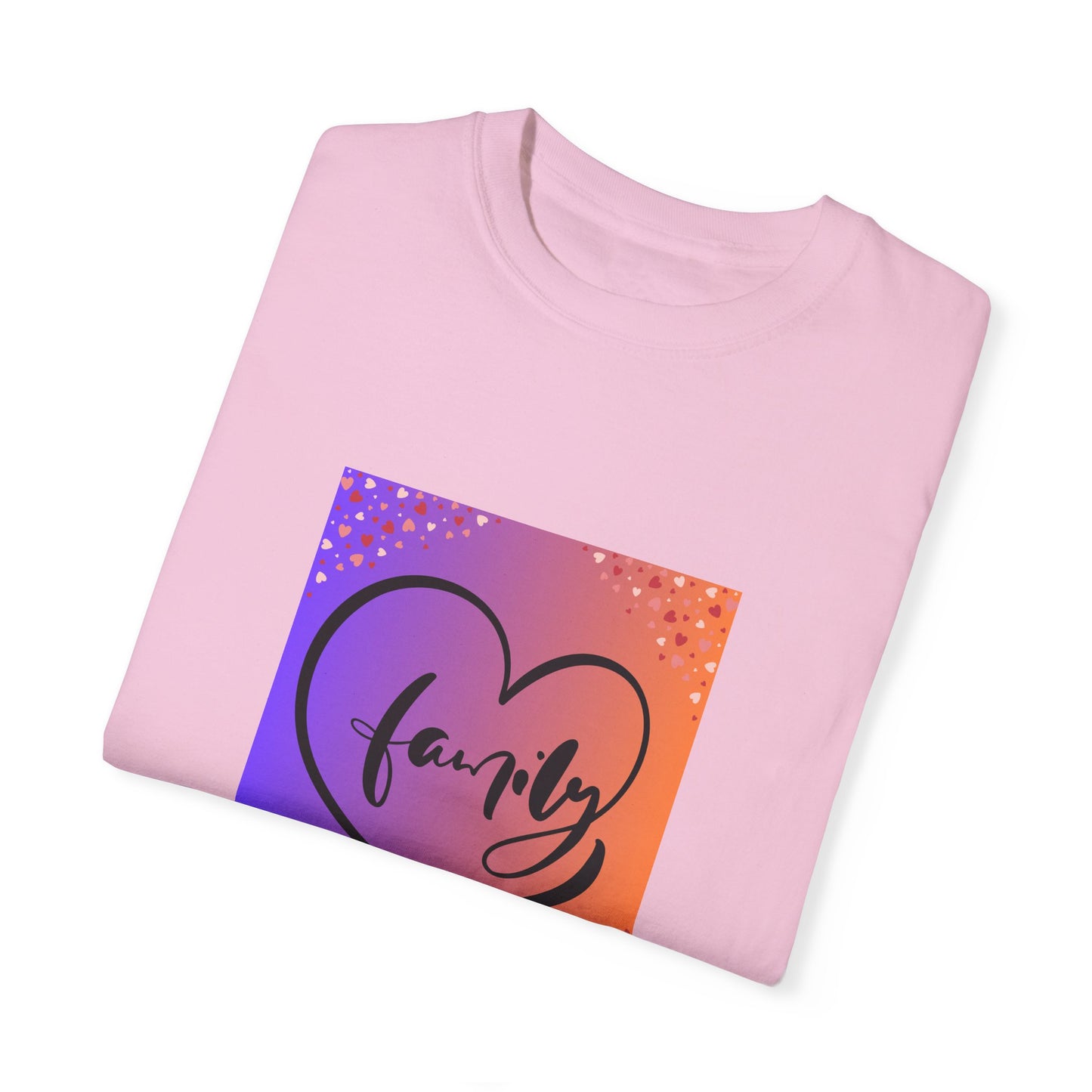 Family Love Unisex Garment-Dyed T-Shirt