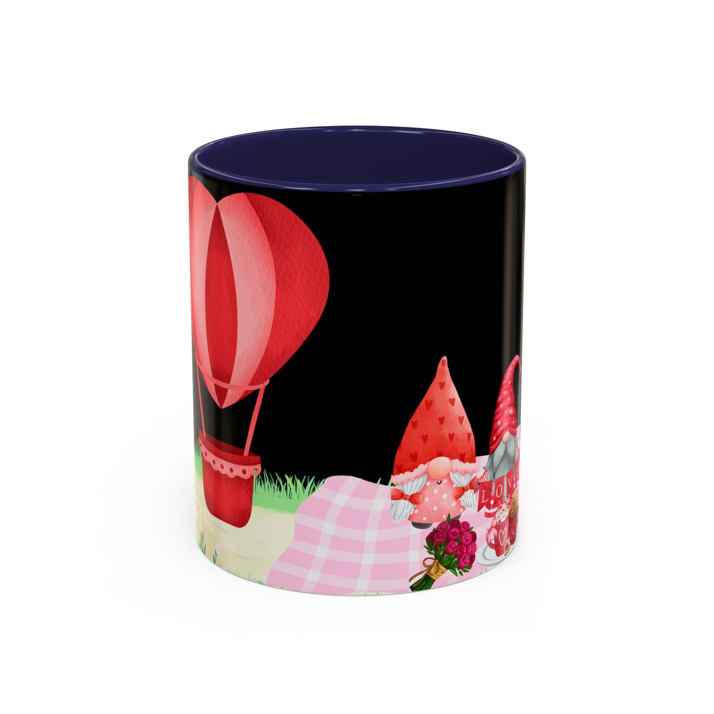 Love is in the Air Valentines Day -Accent Coffee Mug (11, 15oz)