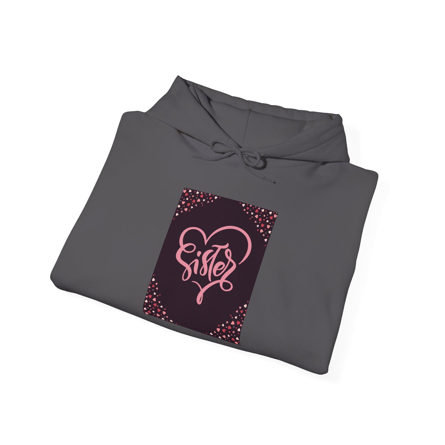 Sister Love Hooded Sweatshirt - Cozy Gift for Siblings