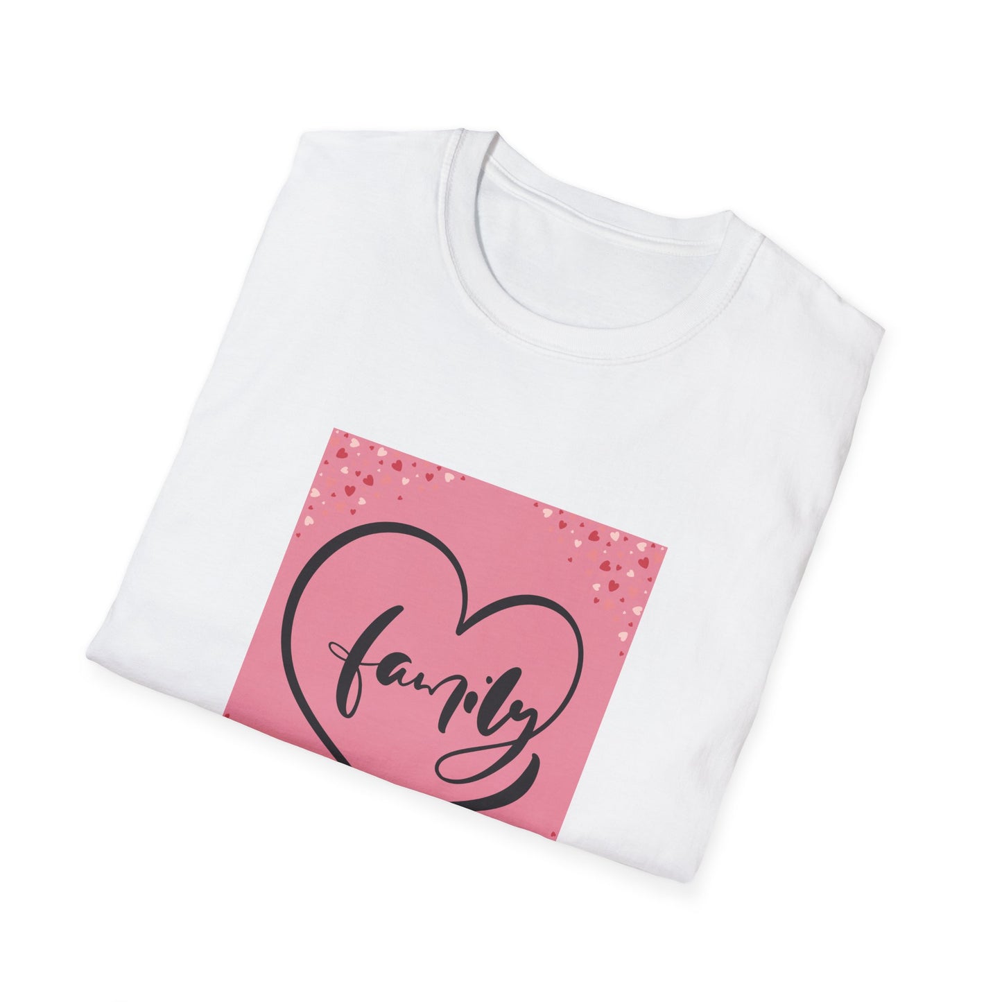Family Love Unisex Softstyle T-Shirt - Perfect for Family Gatherings and Celebrations