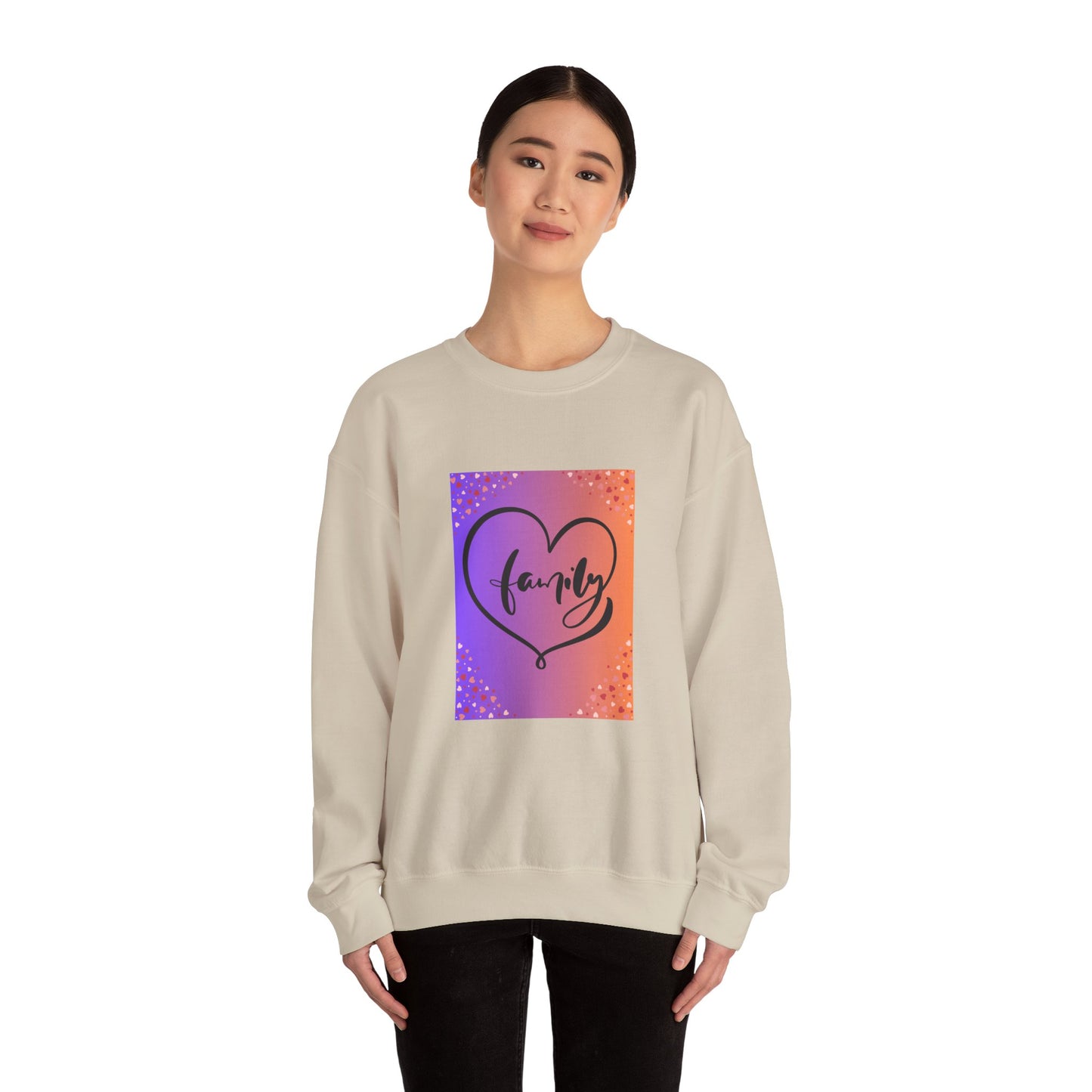 Family Love Crewneck Sweatshirt - Cozy Unisex Pullover for Family Gatherings and Celebrations