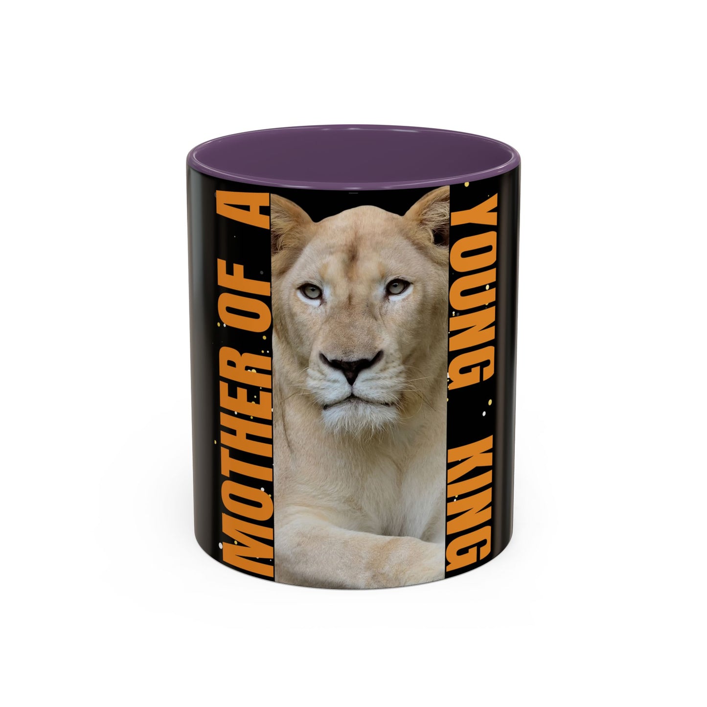Mother of a Young King Accent Coffee Mug - Perfect Gift for Proud Moms
