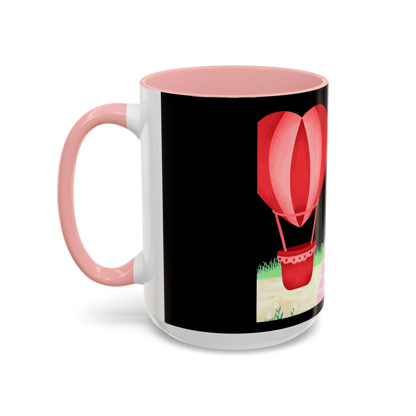 Love is in the Air Valentines Day -Accent Coffee Mug (11, 15oz)