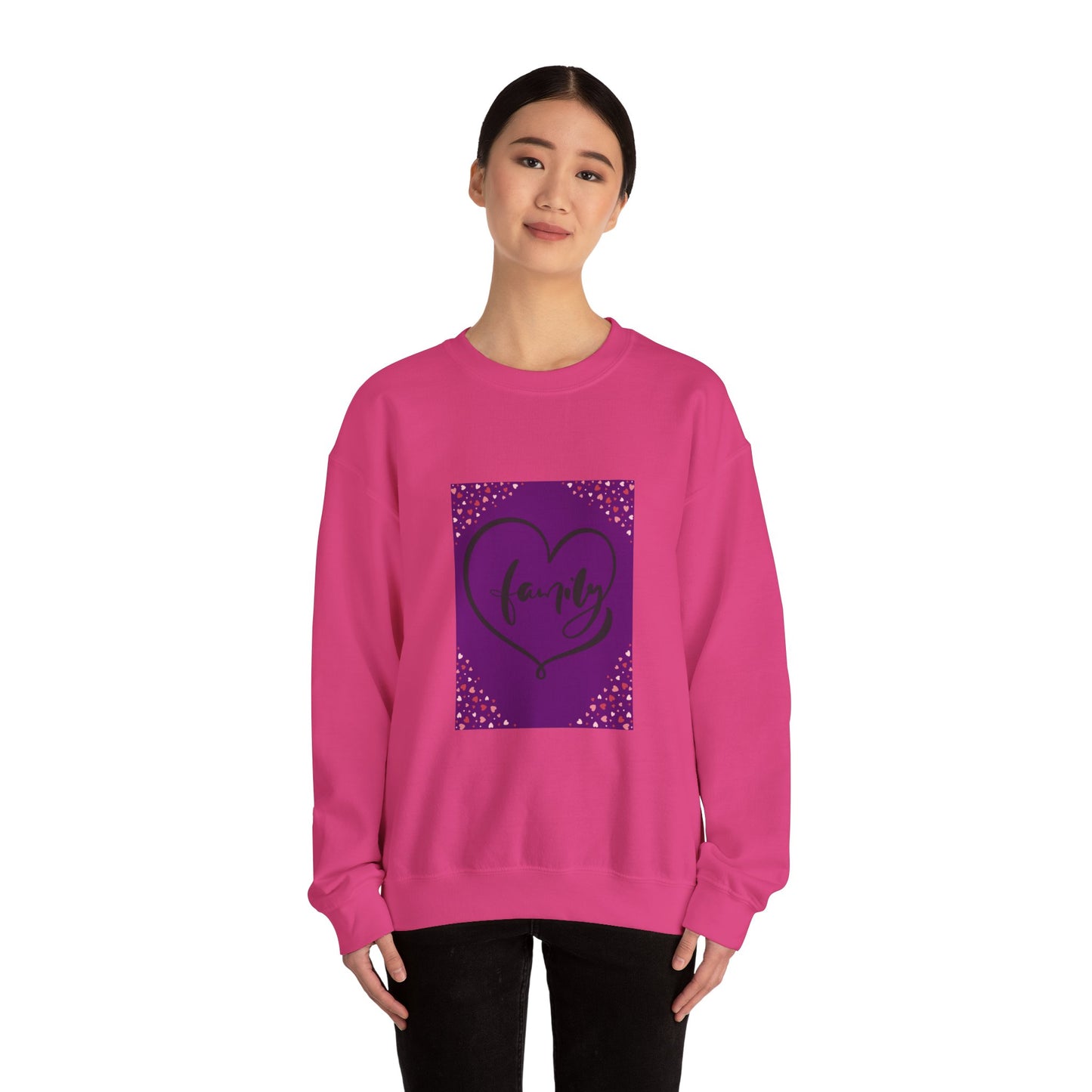 Family Love Unisex Crewneck Sweatshirt - Cozy Gift for Family Gatherings