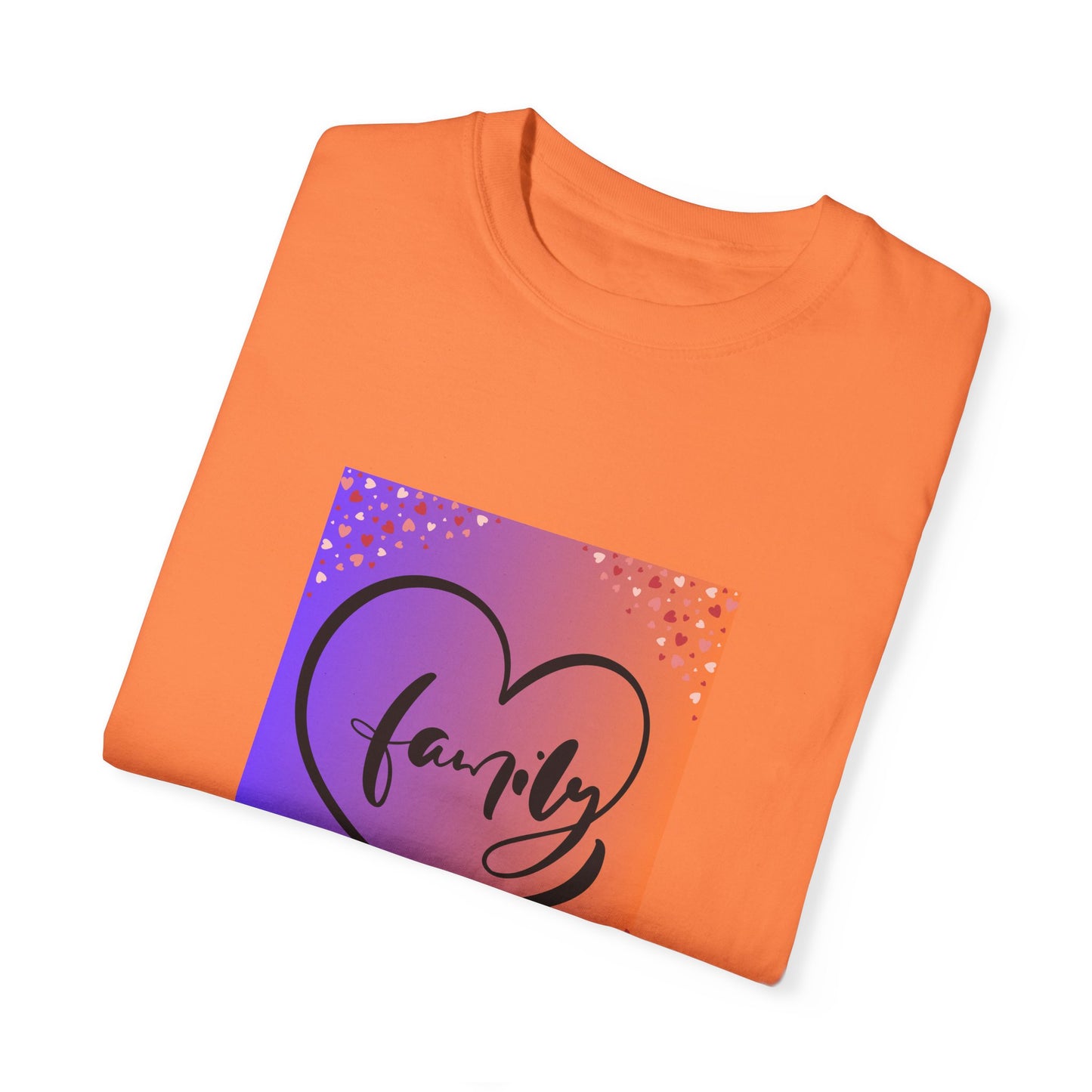 Family Love Unisex Garment-Dyed T-Shirt