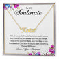 My Soulmate | Last Everything - Custom Name Necklace