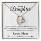 My Daughter | Braver Stronger Smarter - Forever Love Necklace