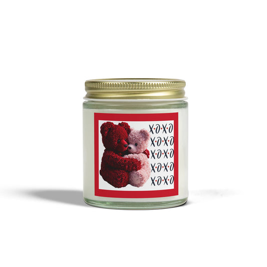 Love you Beary much XOXO-Scented Candles, Coconut Apricot Wax (4oz, 9oz)