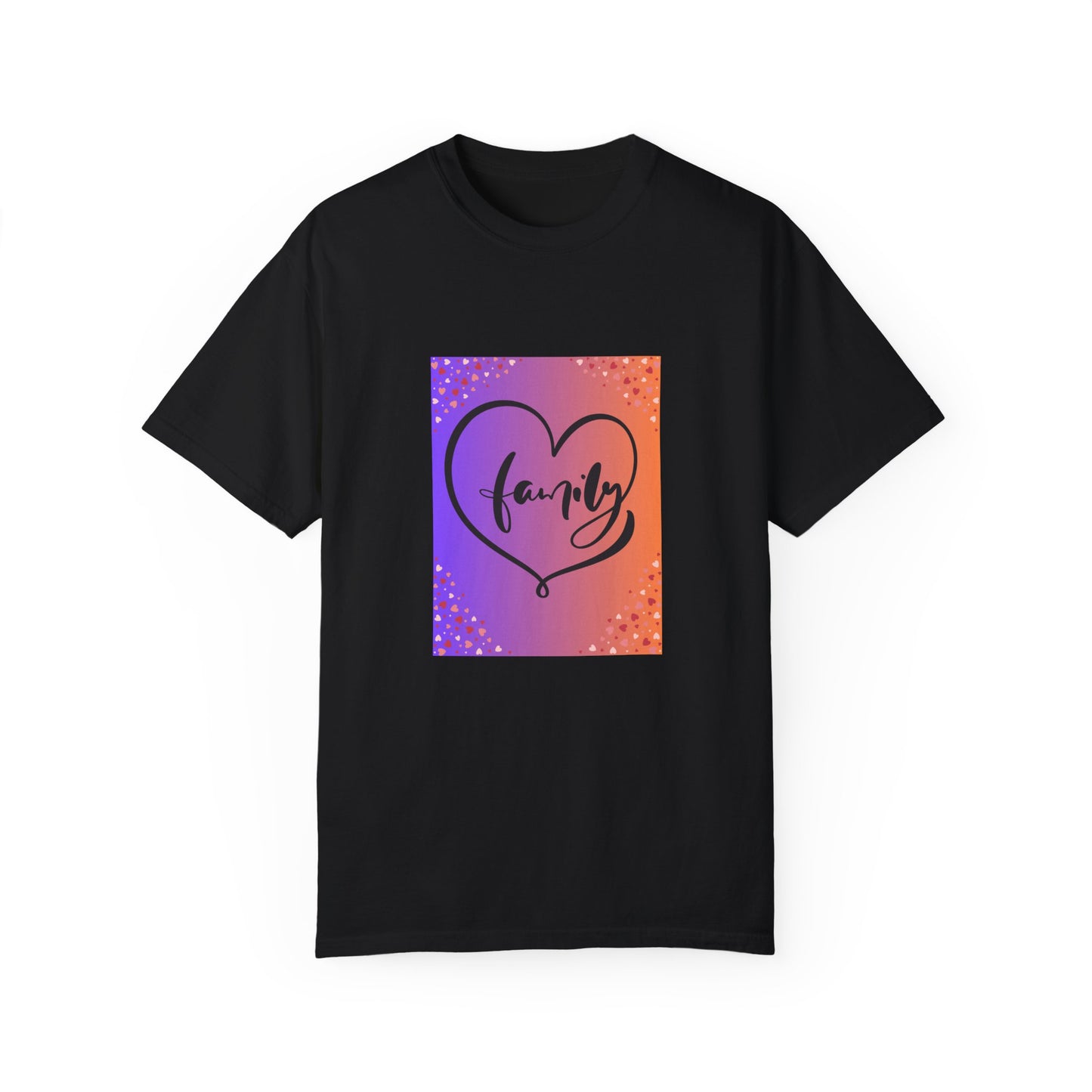 Family Love Unisex Garment-Dyed T-Shirt