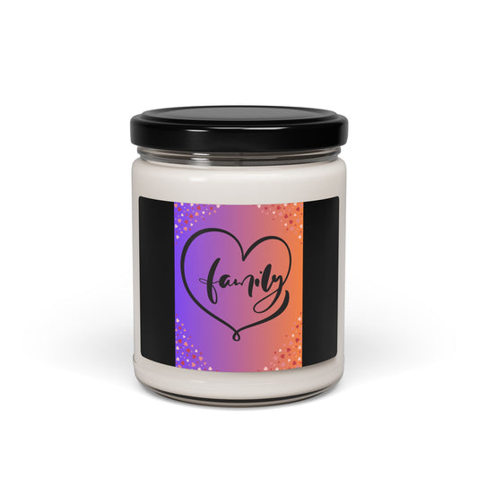 Family Love Scented Soy Candle - 9oz Cozy Home Decor