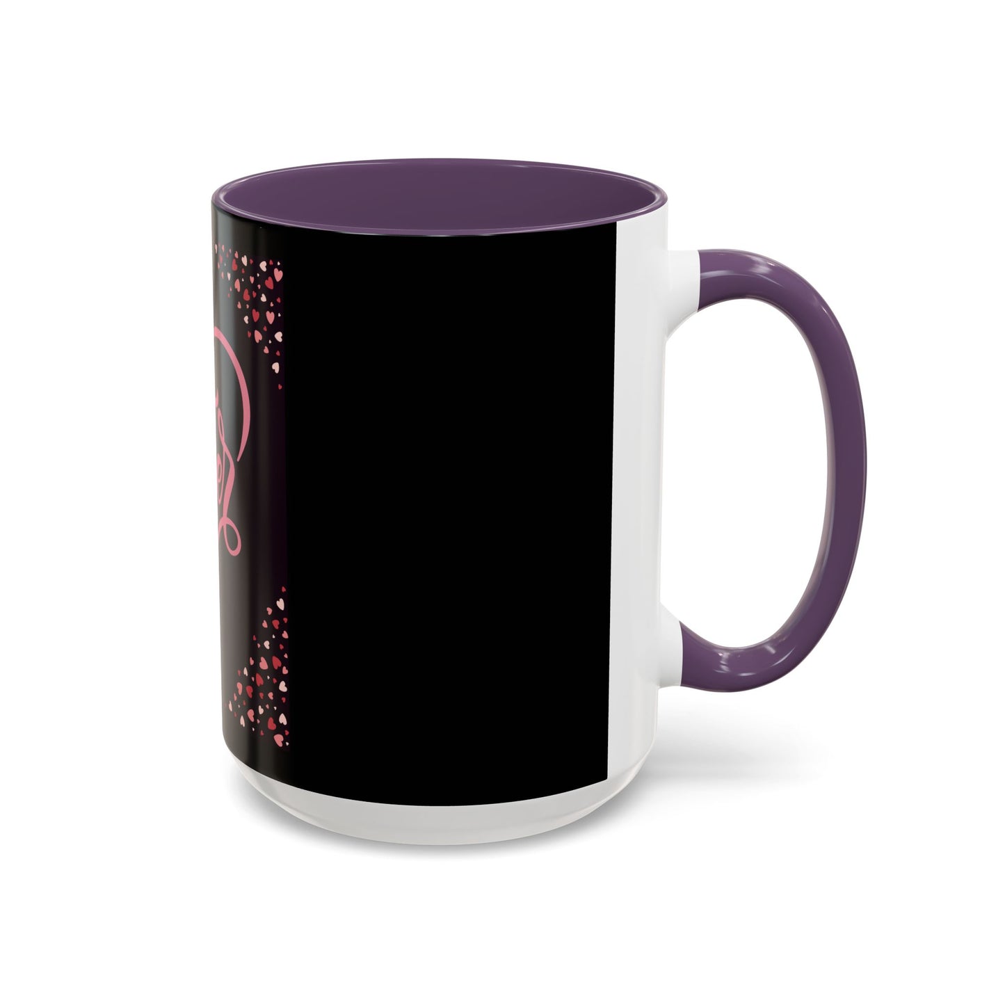 Sister Love Accent Coffee Mug - 11oz & 15oz Happy Heart Design for Gift Giving