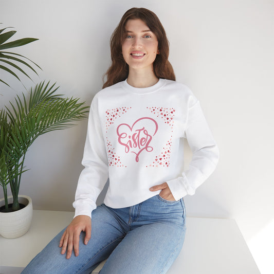 Sister Love Crewneck Sweatshirt - Cozy Gift for Sisters
