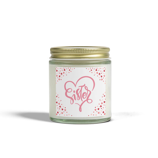 Sister Love Scented Candles - Coconut Apricot Wax (4oz & 9oz)