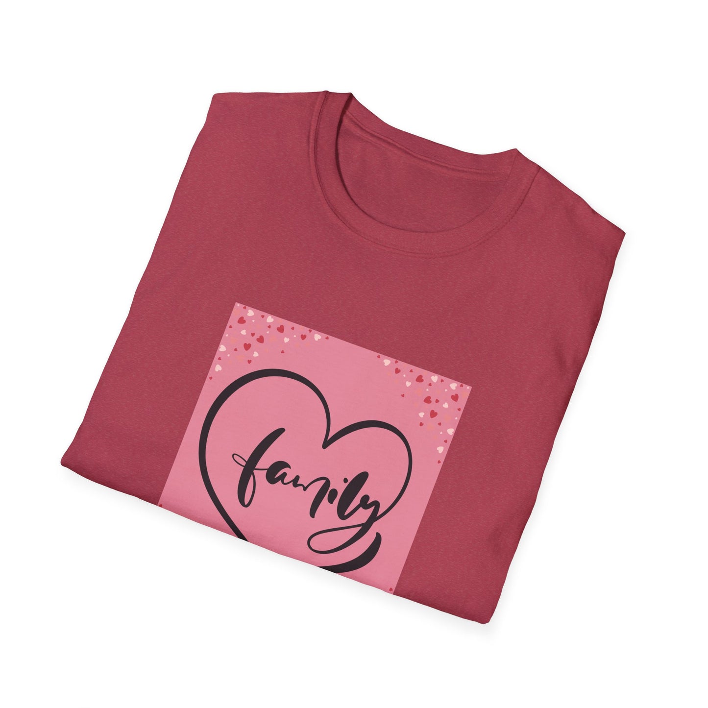Family Love Unisex Softstyle T-Shirt - Perfect for Family Gatherings and Celebrations