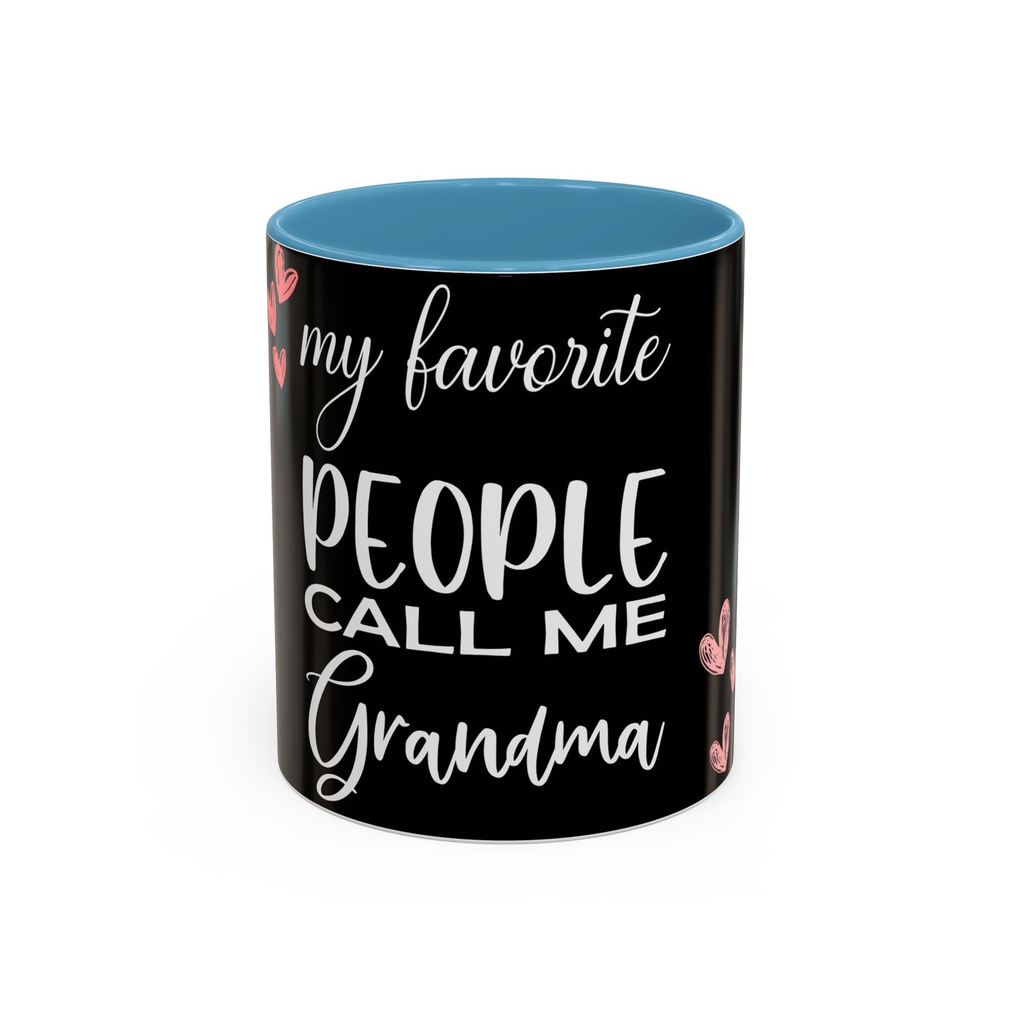 My favorite People call me Grandma-Accent Coffee Mug (11, 15oz)