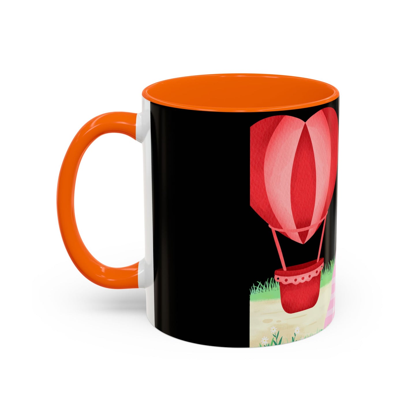 Love is in the Air Valentines Day -Accent Coffee Mug (11, 15oz)