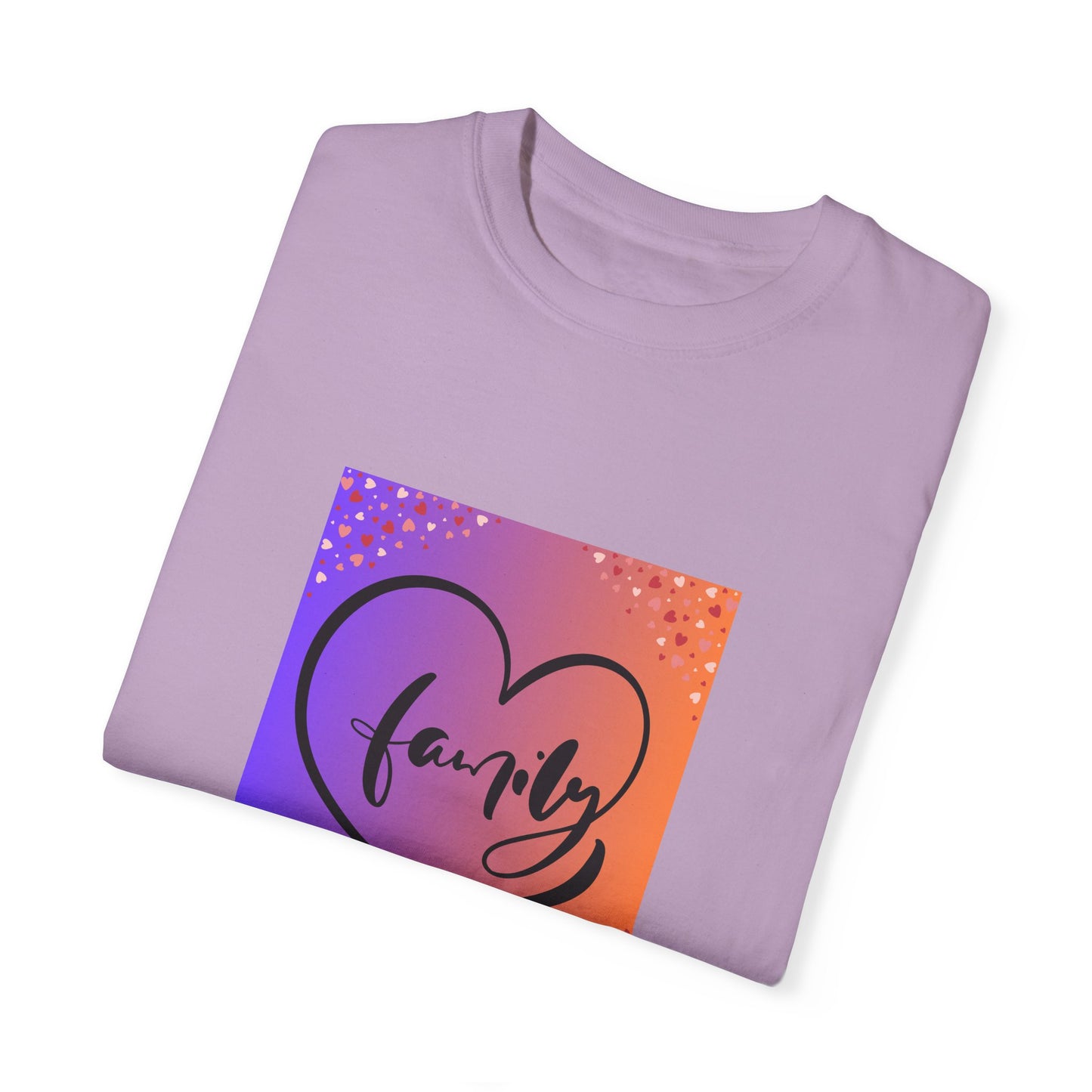 Family Love Unisex Garment-Dyed T-Shirt