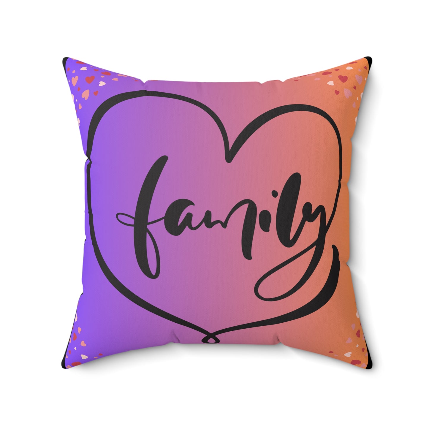 Family Love Decorative Pillow - Cozy Home Accent