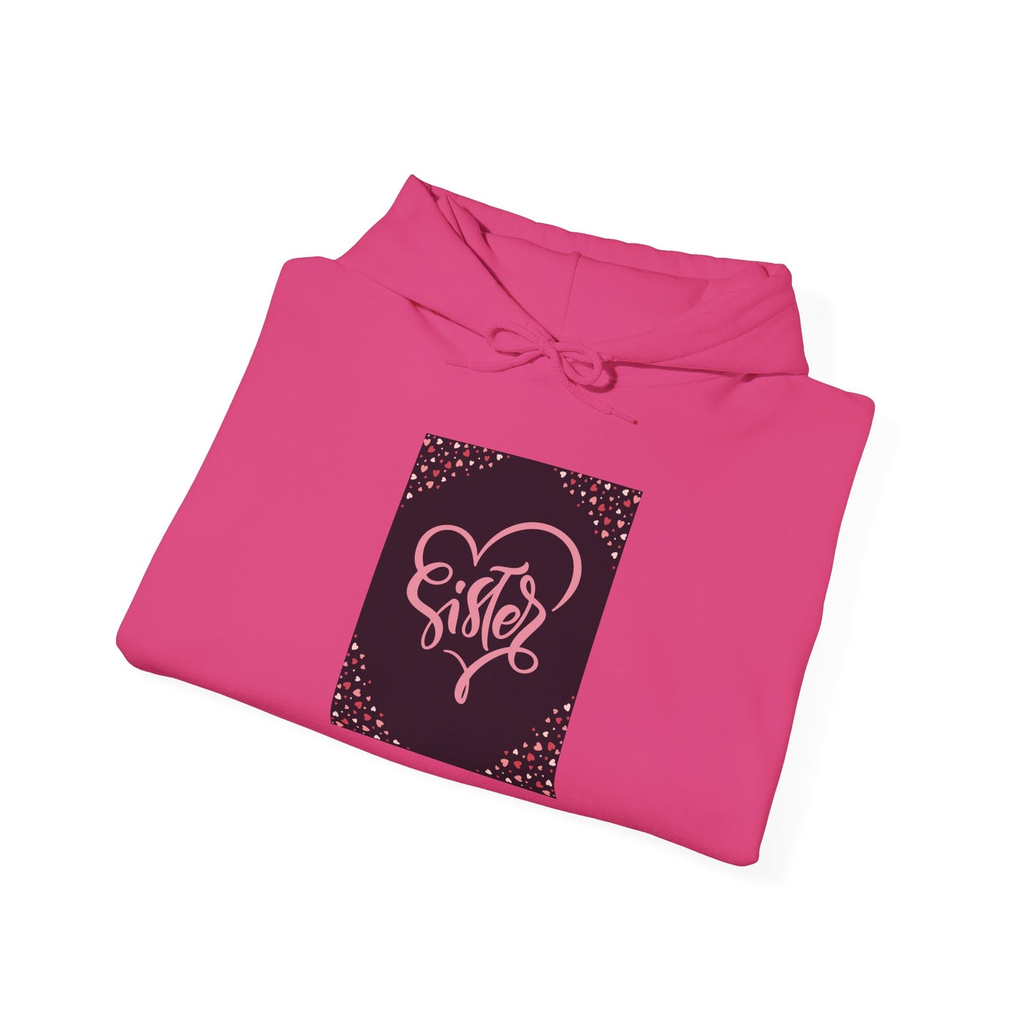 Sister Love Hooded Sweatshirt - Cozy Gift for Siblings