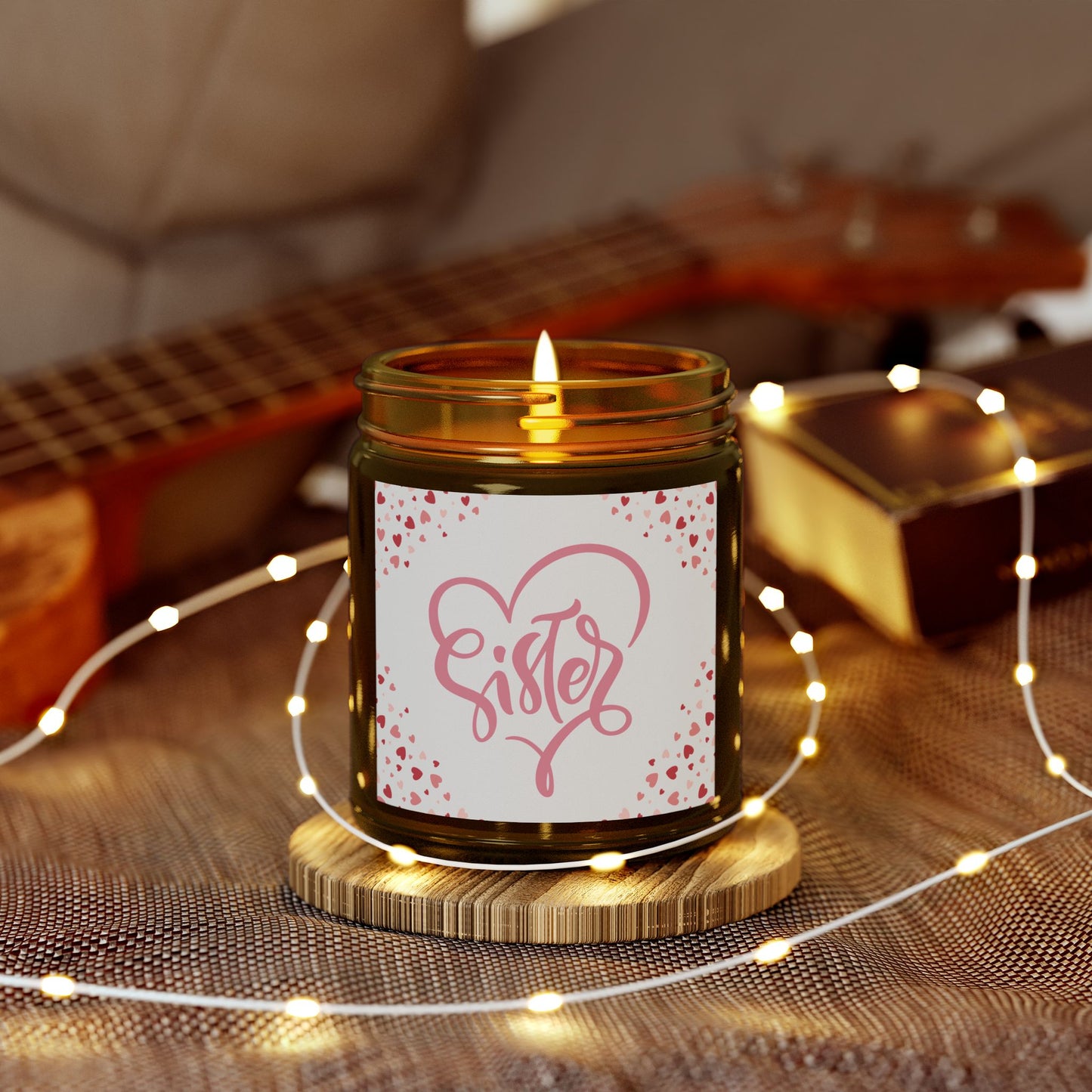 Sister Love Scented Candles - Coconut Apricot Wax (4oz & 9oz)