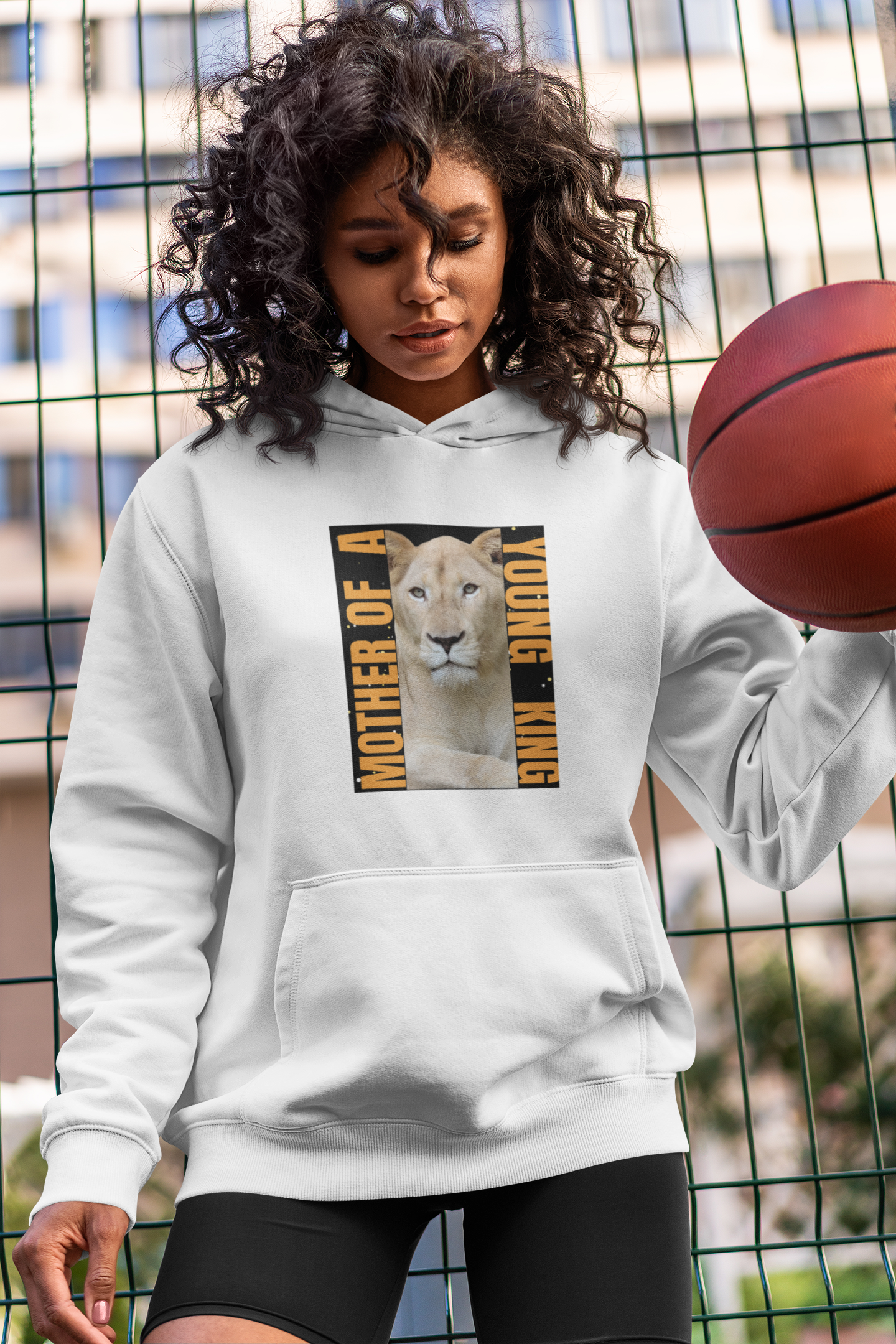 Mother of a Young King Hoodie - Unisex Heavy Blend™ Sweatshirt