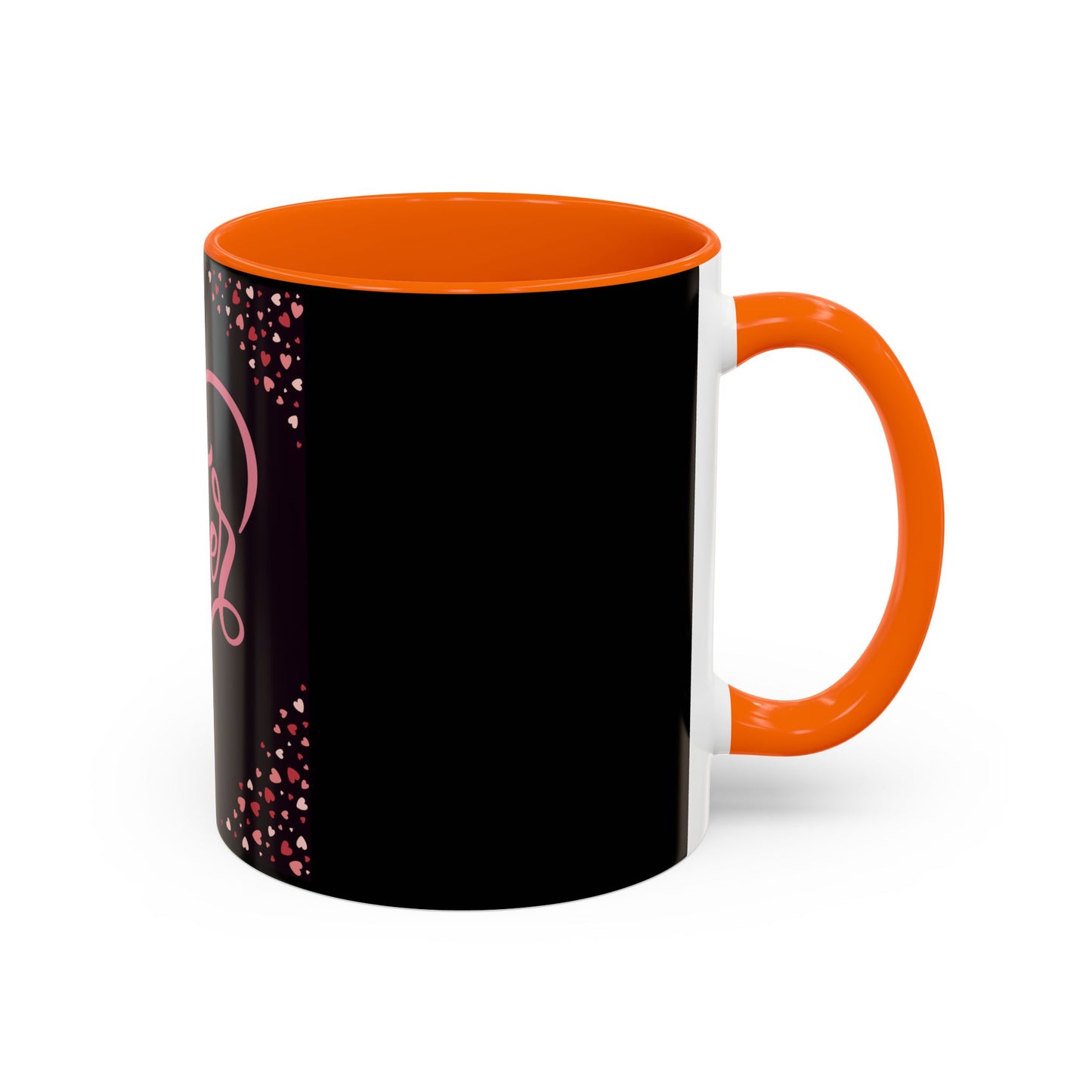 Sister Love Accent Coffee Mug - 11oz & 15oz Happy Heart Design for Gift Giving