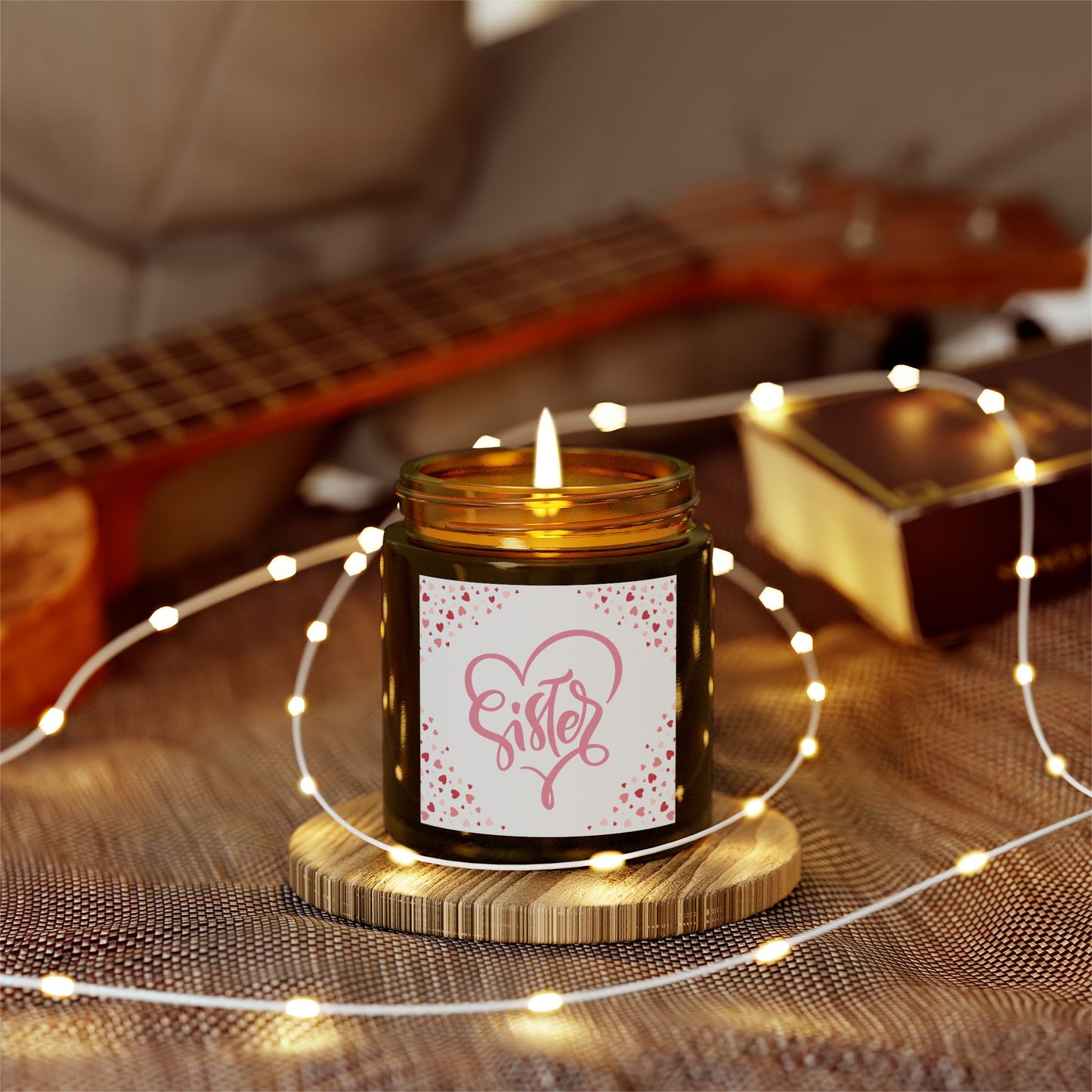 Sister Love Scented Candles - Coconut Apricot Wax (4oz & 9oz)