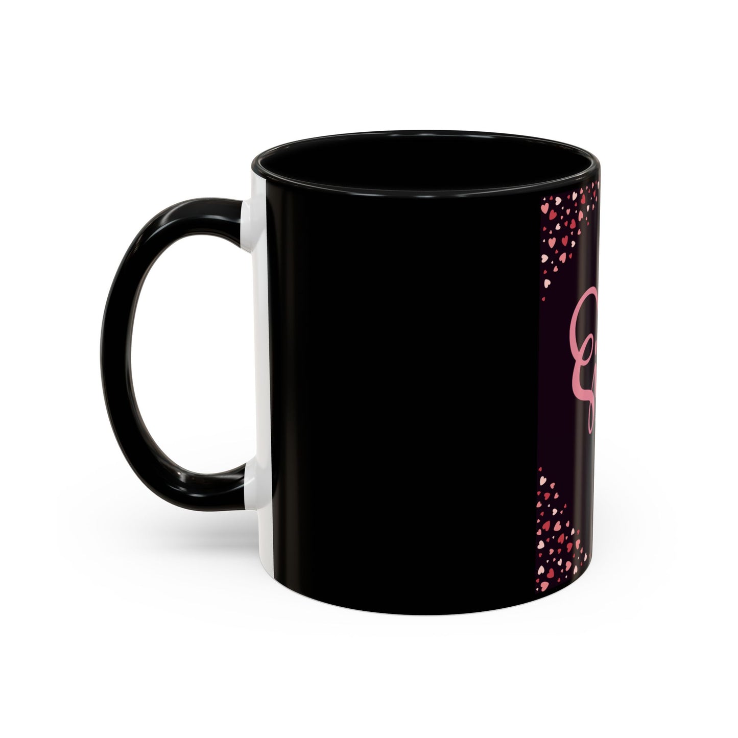 Sister Love Accent Coffee Mug - 11oz & 15oz Happy Heart Design for Gift Giving