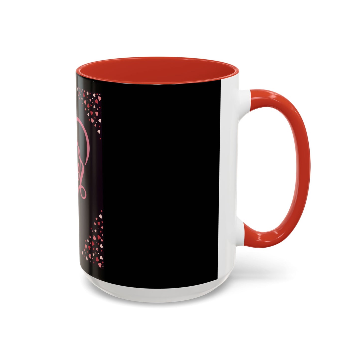 Sister Love Accent Coffee Mug - 11oz & 15oz Happy Heart Design for Gift Giving