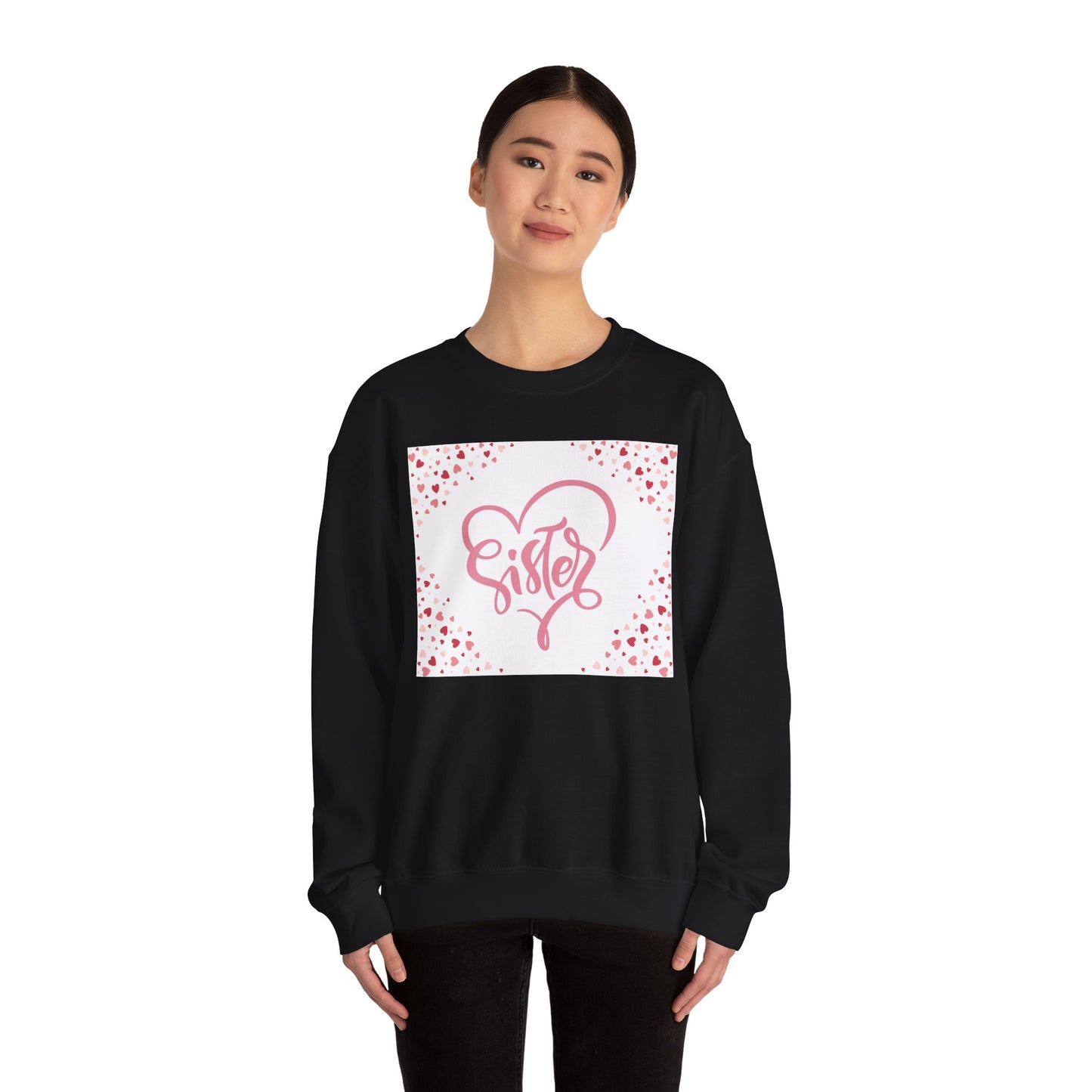 Sister Love Crewneck Sweatshirt - Cozy Gift for Sisters