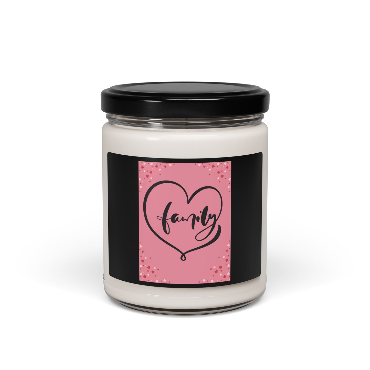 Family Scented Soy Candle - 9oz - Heart Design
