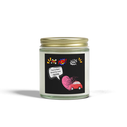 You been Struck by Love-Scented Candles, Coconut Apricot Wax (4oz, 9oz)