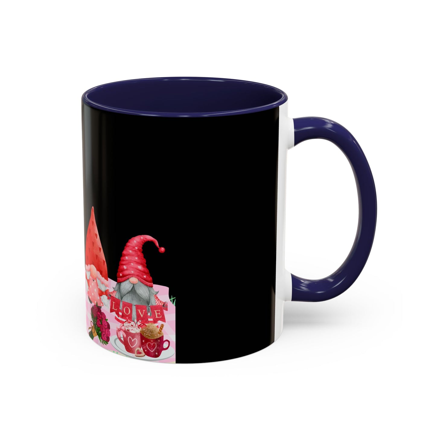 Love is in the Air Valentines Day -Accent Coffee Mug (11, 15oz)