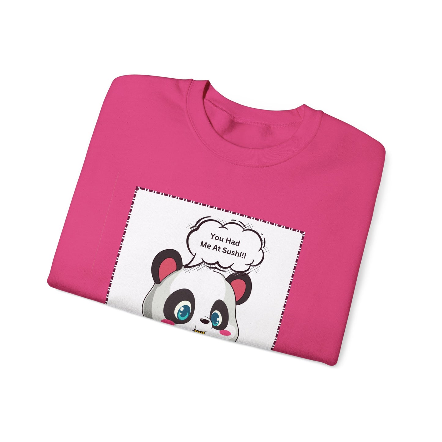 Sushi Lovers-Panda Sushi Lover Crewneck Sweatshirt - Unisex Heavy Blend™