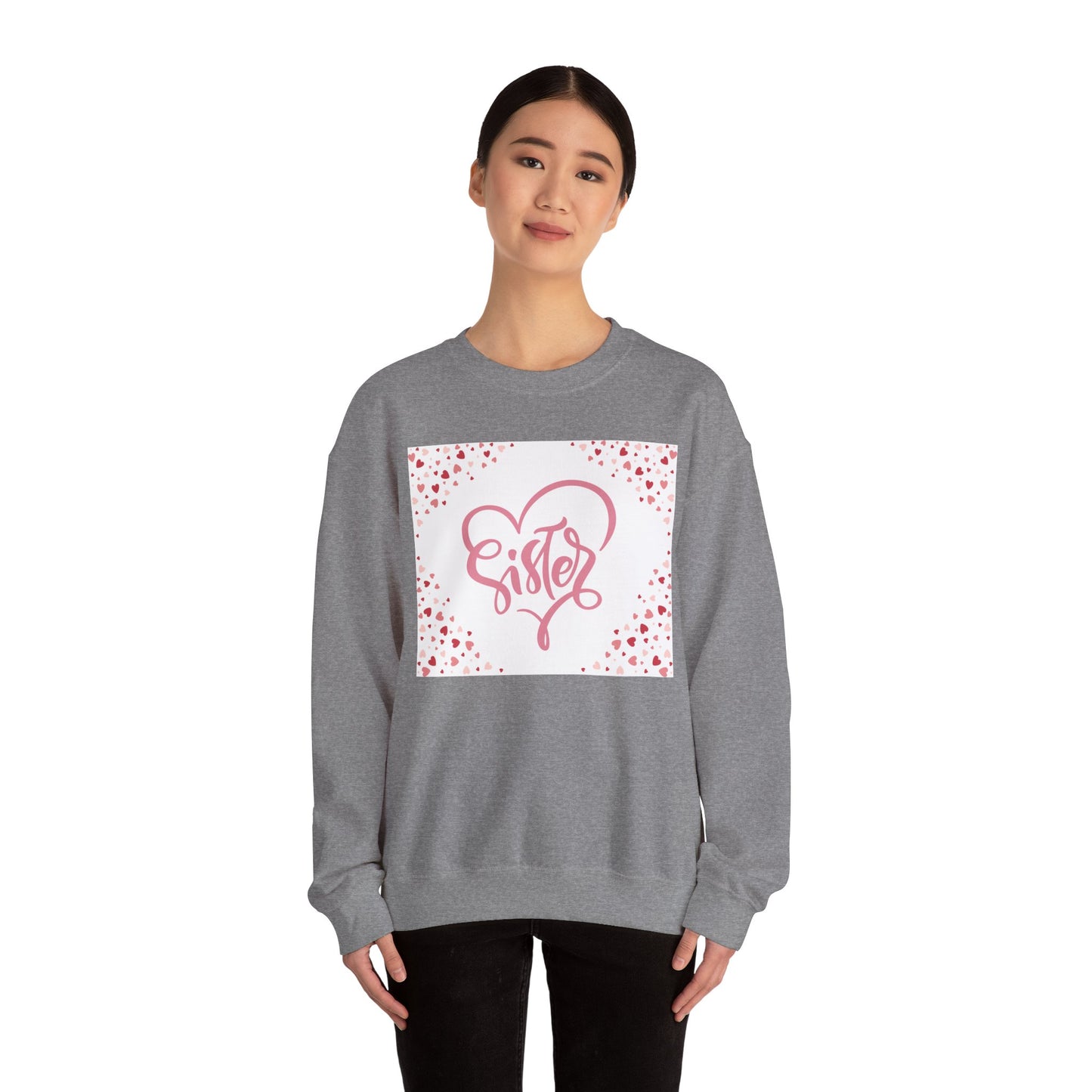Sister Love Crewneck Sweatshirt - Cozy Gift for Sisters