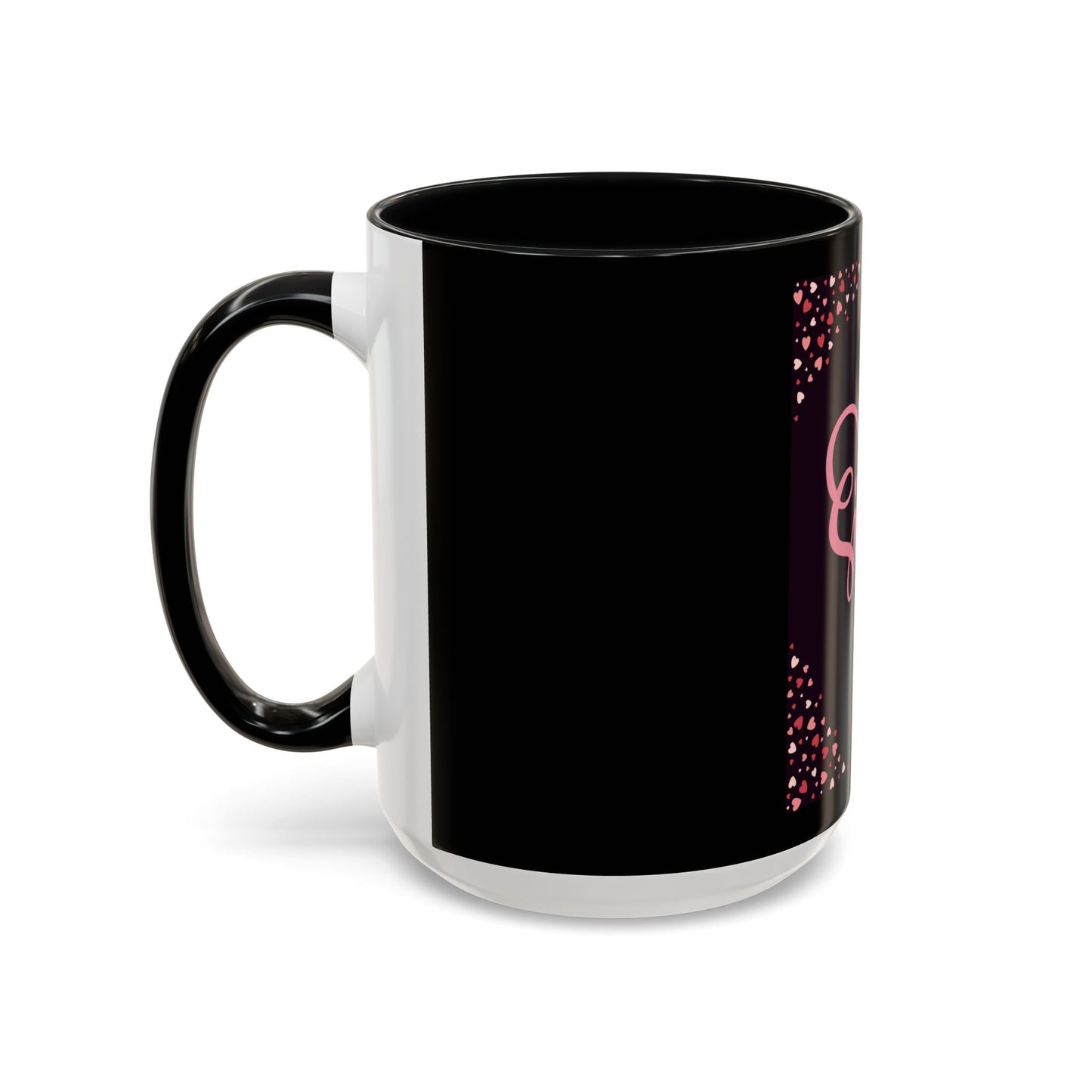 Sister Love Accent Coffee Mug - 11oz & 15oz Happy Heart Design for Gift Giving