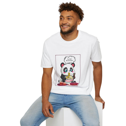 Sushi Lovers-Cute Panda Sushi Lover T-Shirt - Perfect for Foodies and Animal Lovers