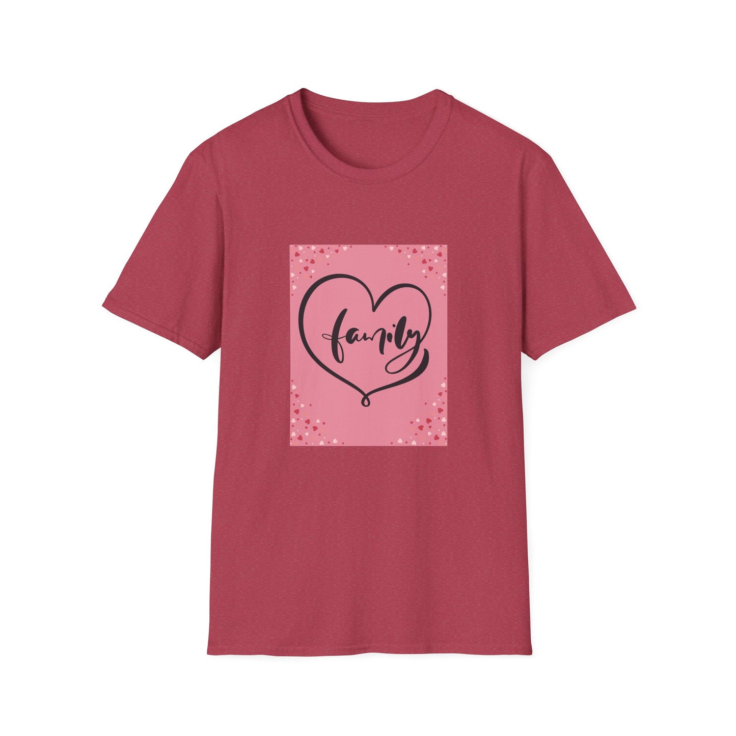 Family Love Unisex Softstyle T-Shirt - Perfect for Family Gatherings and Celebrations