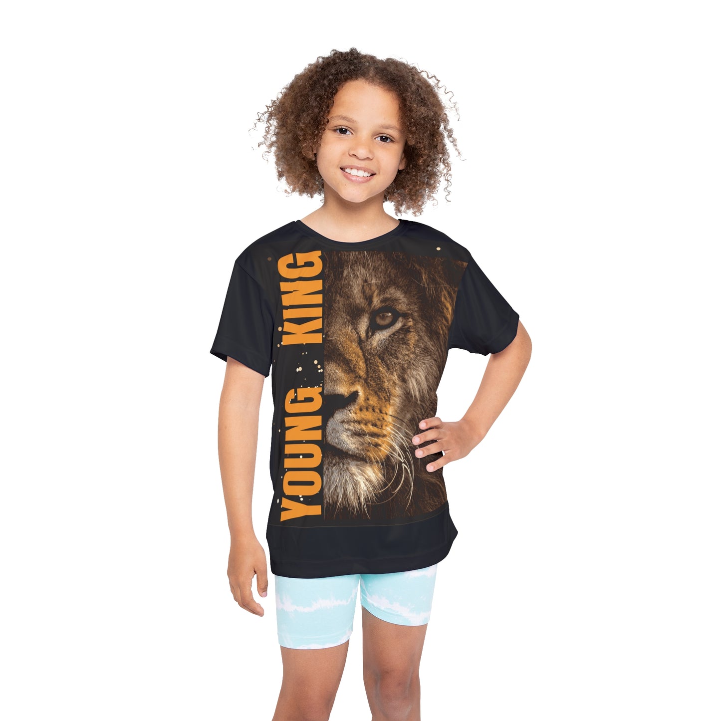 Young King Youth Sports Jersey - Young King Lion Design