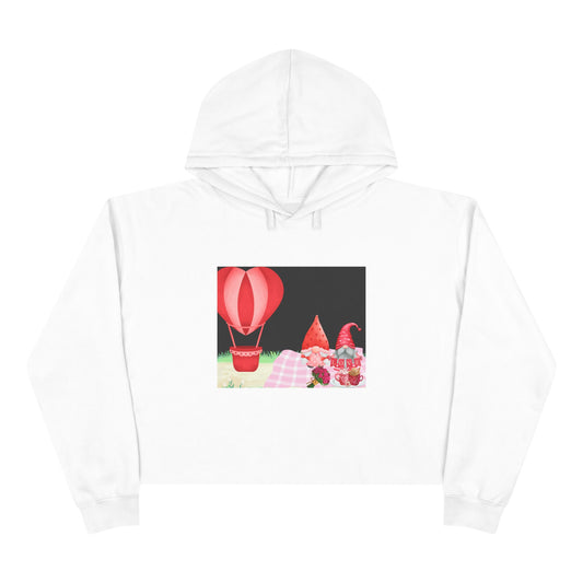Love is in the Air- Valentine's DayCrop Hoodie
