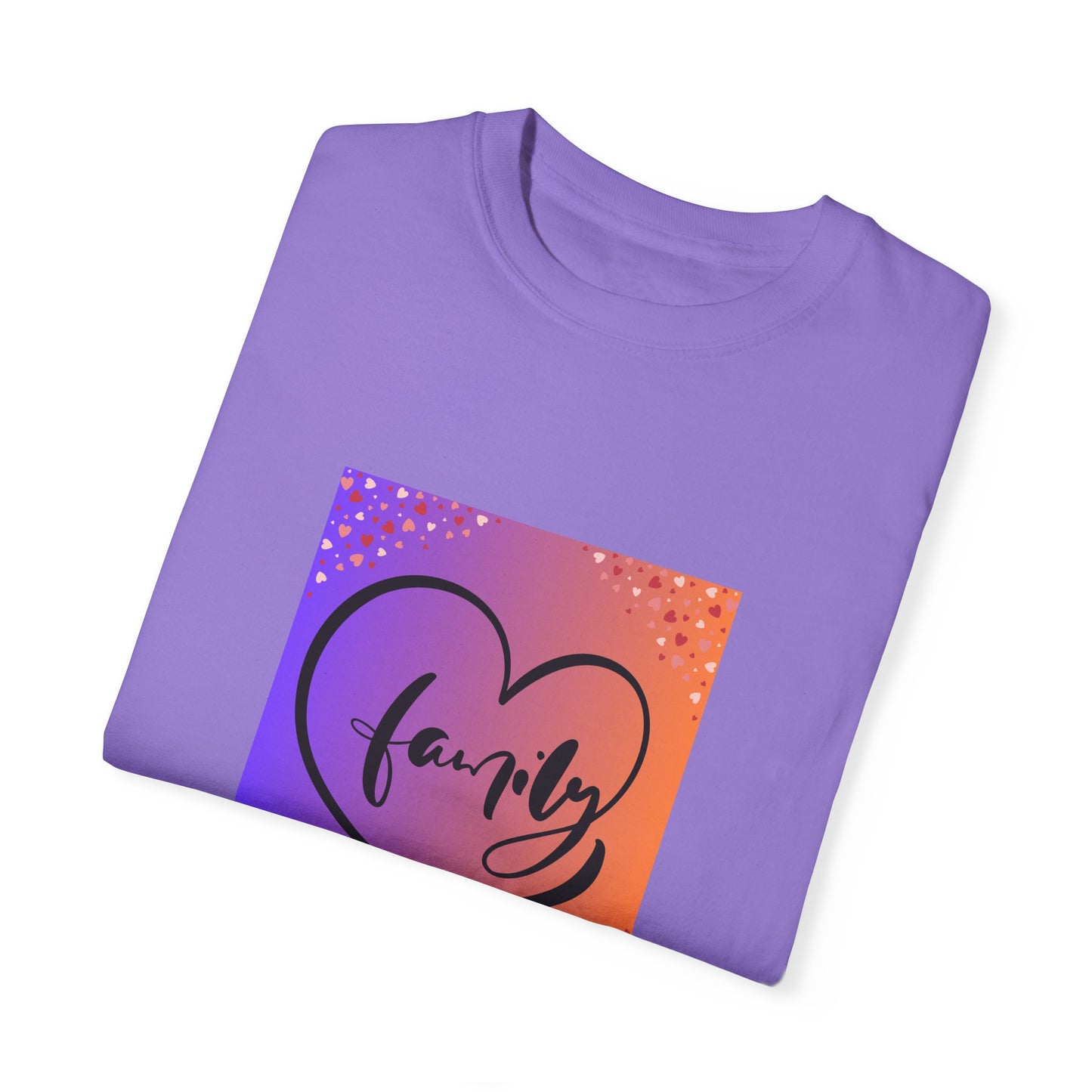 Family Love Unisex Garment-Dyed T-Shirt