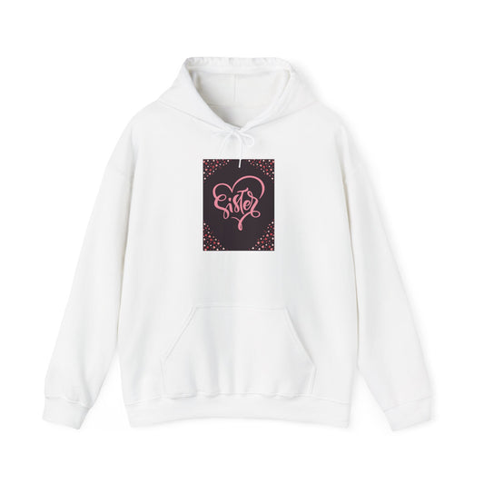 Sister Love Hooded Sweatshirt - Cozy Gift for Siblings