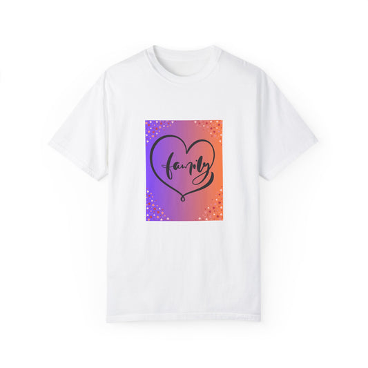 Family Love Unisex Garment-Dyed T-Shirt