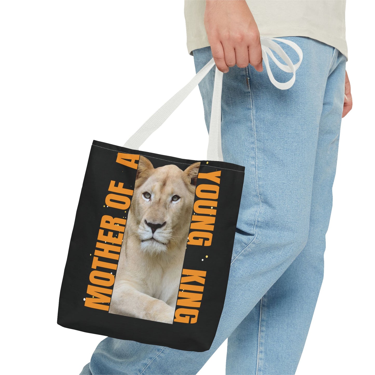 Mother of a Young KIng Tote Bag (AOP)
